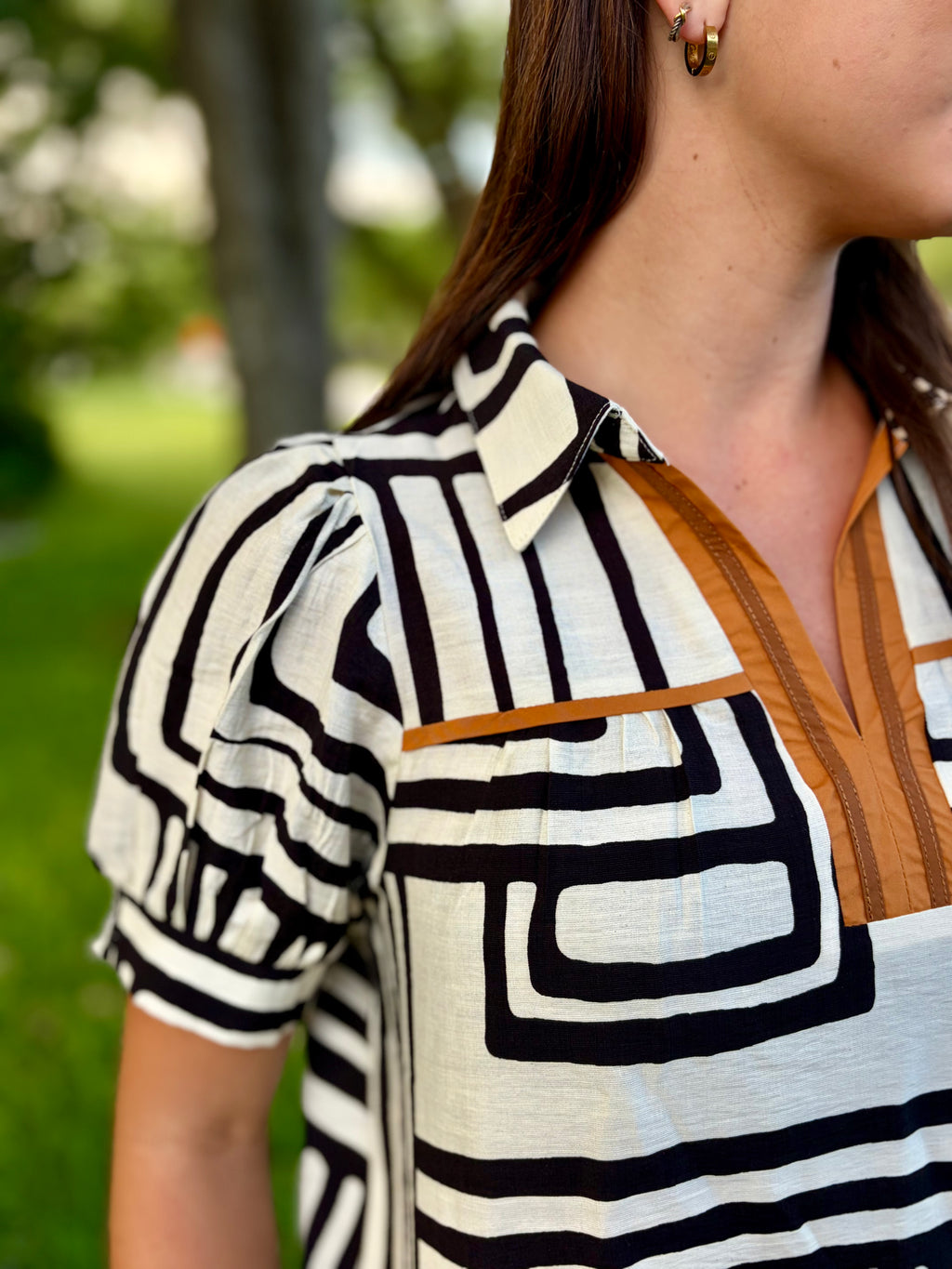 Sandra Swirl Top