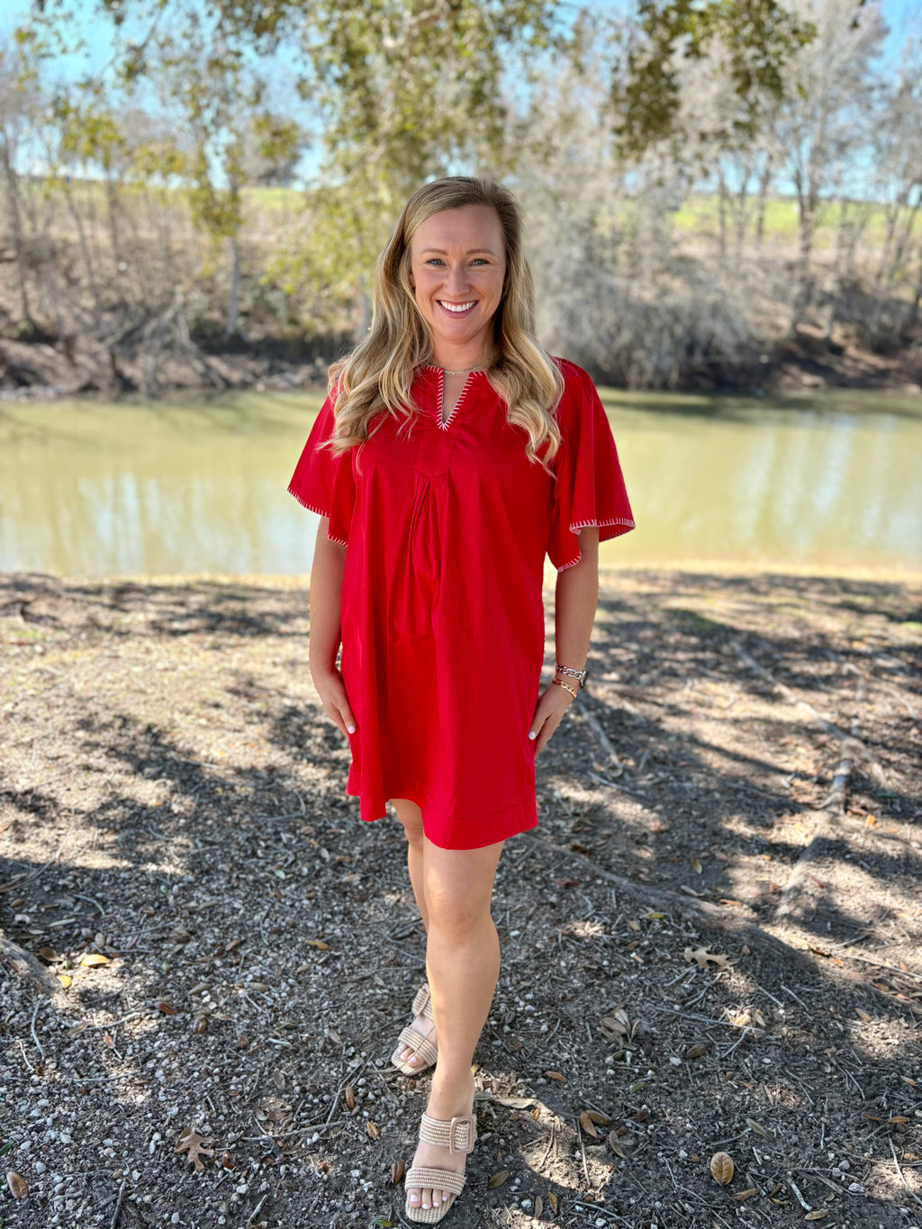 Zoe Red Dress