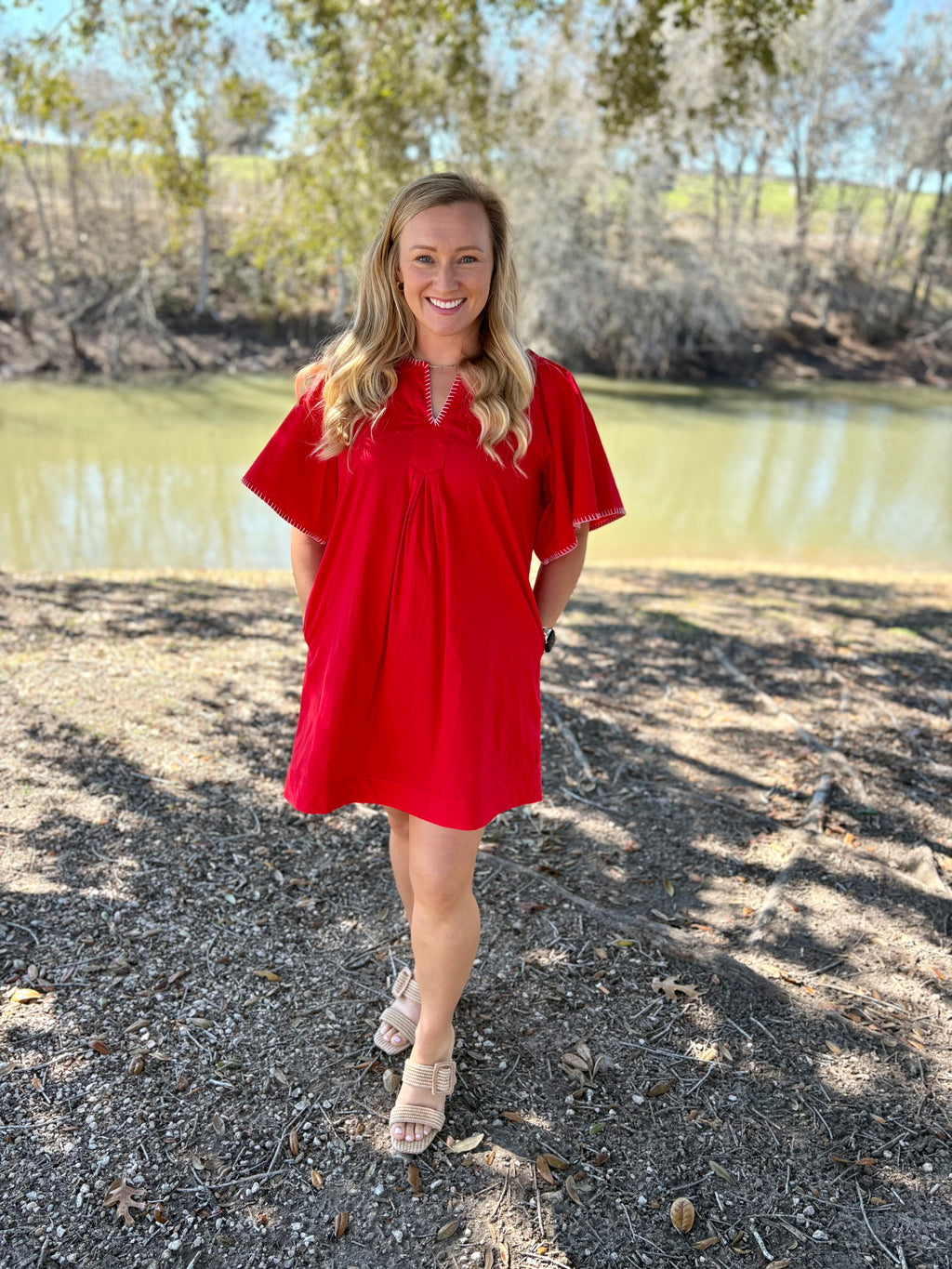 Zoe Red Dress