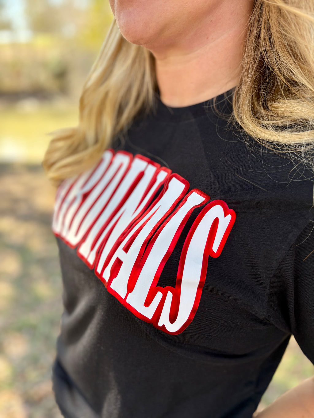 Arched Cardinals Spirit Tee