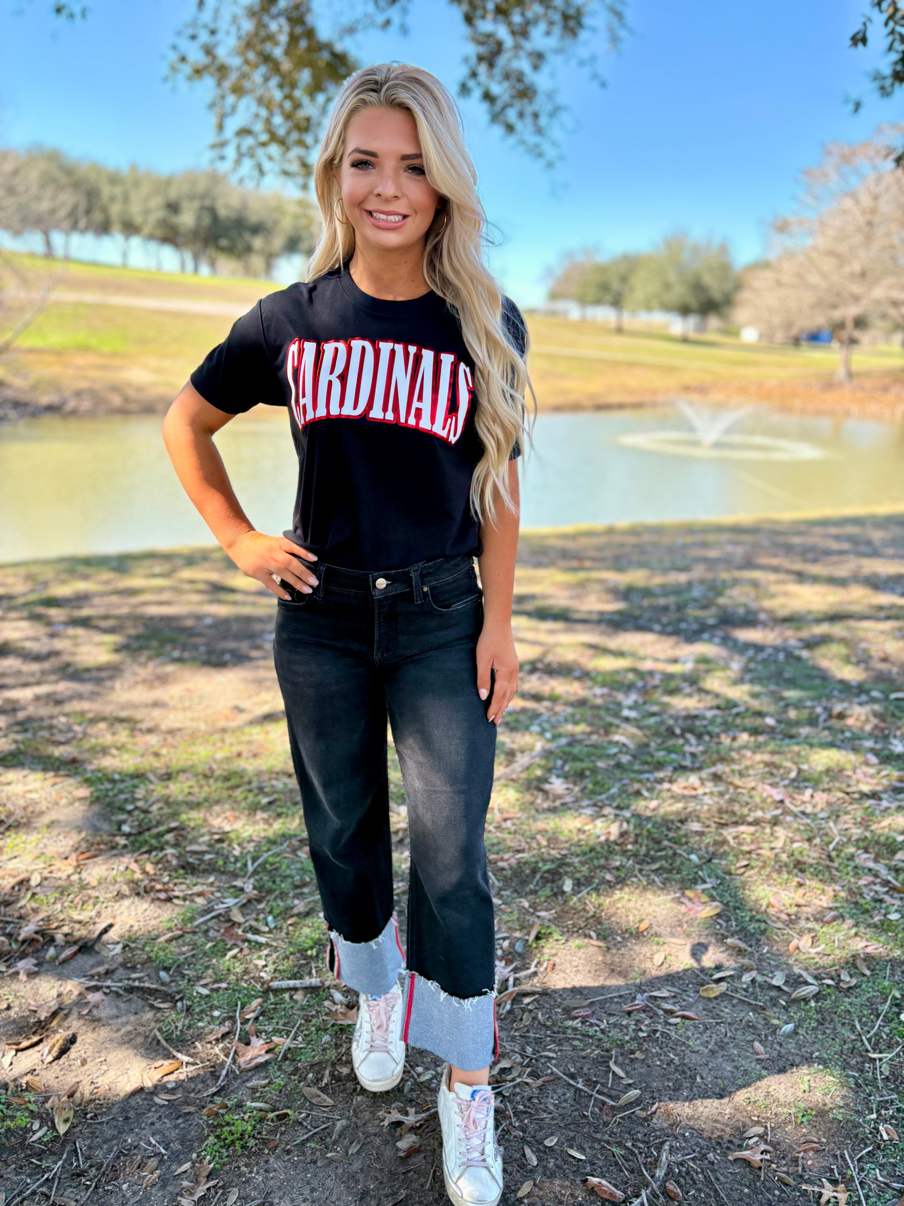 Arched Cardinals Spirit Tee