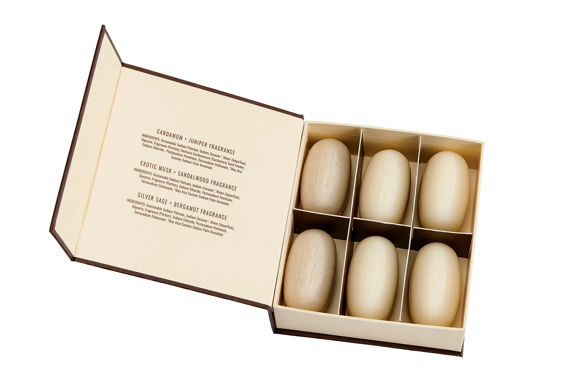 Man Bar Set of 6 Soaps