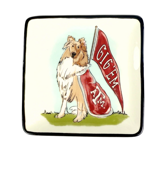 Texas A&M Reveillie Trinket Tray