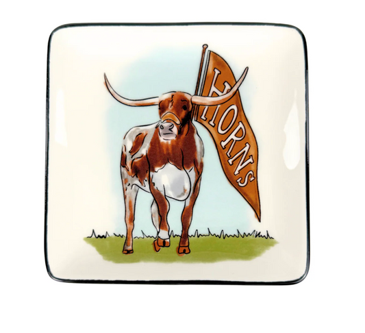 Texas Bevo Trinket Tray