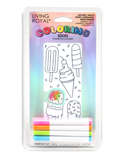 Coloring Socks for Kids