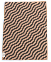 Brown Blossom Microfiber Hand Towel