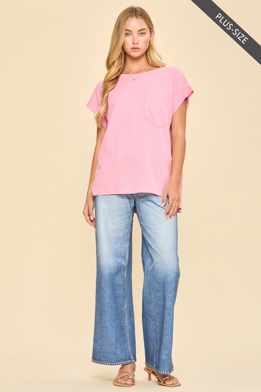 Lucy Pink Plus Size Top
