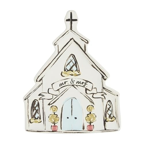 Wedding Chapel Platter by MudPie